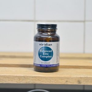 Viridian Balanced Zinc Complex Vitamins – 30 capsules
