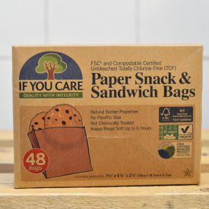 If You Care Paper Sandwich Bags – 48 Pack