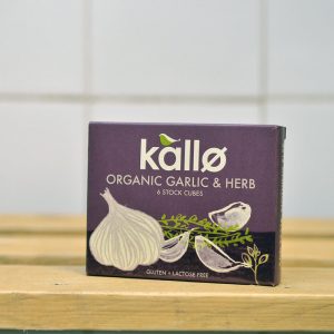Kallo Organic Garlic Herb Stock Cube – 6 cubes