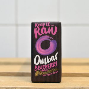 OMBAR Organic Raw Vegan Acai Blueberry Chocolate – 35g