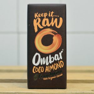 OMBAR Raw Chocolate Coco Almonds Vegan Organic – 70g