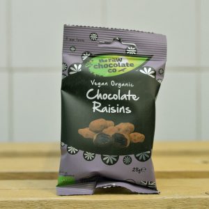 Raw Choc Co Vegan Raw Raisins Chocolate – 28g