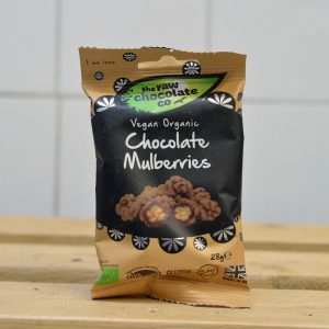Raw Choc Co Vegan Raw Mulberries Snack Chocolate – 32g/28g