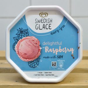 *Swedish Glace Vegan Raspberry Ice Cream – 750ml