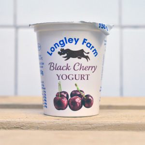 Longley Farm Mini Yoghurt (Black Cherry) – 150g
