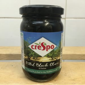 Crespo Pitted Black Olives – 198g
