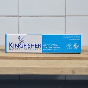 *Kingfisher Aloe/T Tree/Fennel Fluoride Free Toothpaste – 100ml