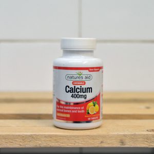 20% off Nature’s Aid Calcium 400mg Chewable with Vit D3 – 60 QTY