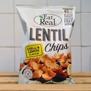 Eat Real Lentil Chilli/Lemon Chips – 113g