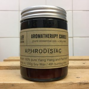 Aromatherapy Soy Candle – Aphrodisiac (Ylang Ylang/Patchouli)