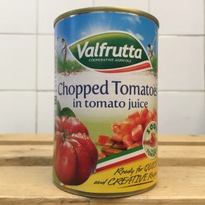*Valfrutta Chopped Tomatoes – 400g