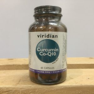 20% off Viridian Curcumin Co-Q10 Vitamins – 60 caps (disco)