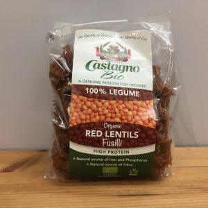 Castagno Organic Red Lentil Fusili – 250g