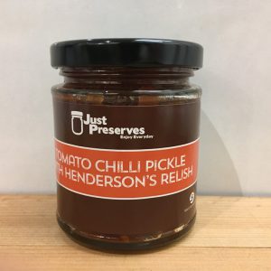 Just Preserves Local Tomato Chilli Pickle With Hendos – 195g