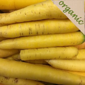 Zeds Organic Yellow Carrots – Approx 1kg (UK)