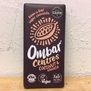 Ombar Organic Raw Vegan Coconut Vanilla Chocolate – 35g