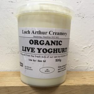 Loch Arthur Organic Live Yoghurt – 500g