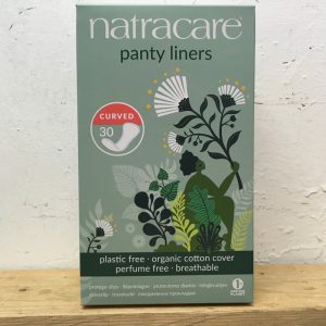 Natracare Panty Liners CURVED – 30 Pack