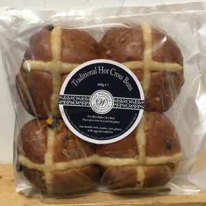The Welbeck Plain Hot Cross Buns – 4 Pack