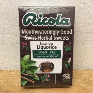 Ricola Sugar Free Liquorice Herbal Sweets – 45g