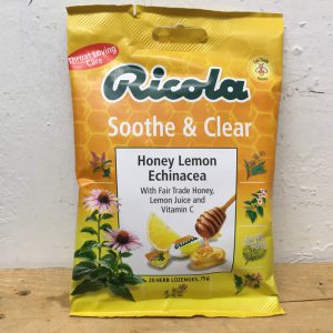 Ricola Honey Lemon Echinacea Lozenges (with Vit C) – 20