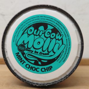 Our Cow Molly Mint Choc Chip Ice Cream – 500g
