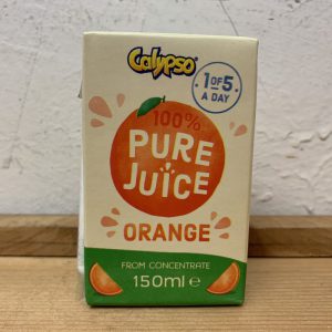 Calypso Pure Orange Juice Carton – 150ml