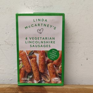 *Linda McCartney Lincolnshire Sausages – pack of 6