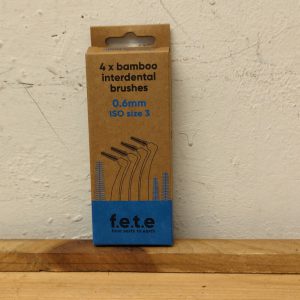 F.E.T.E. Bamboo Interdental Brush Size 3 (0.6mm) – pack of 4