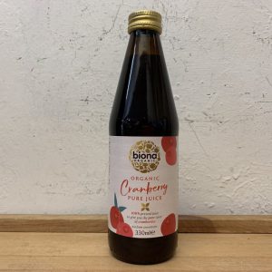 *Biona Organic Pure Cranberry Juice – 33cl