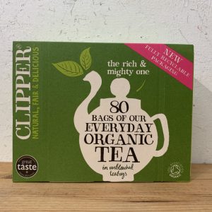 *Clipper Organic Everyday Tea (green) – 80 bags
