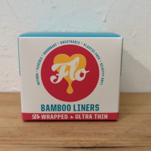Flo Organic Bamboo Liners – 24 Wrapped and Ultra-thin