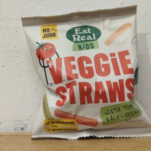 Eat Real Kids Veggie Straws – Tomato, Kale & Spinach
