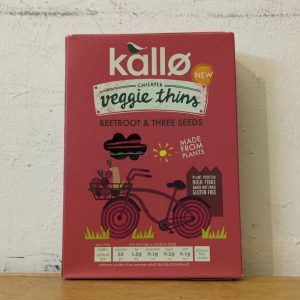 Kallo Chickpea Veggie Thins – Beetroot & 3 Seeds