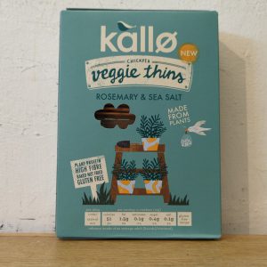 Kallo Chickpea Veggie Thins – Rosemary & Sea Salt