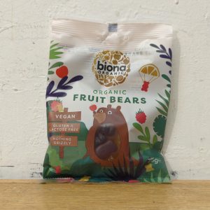 Biona Organic Fruit Bear Sweets (Vegan, Gluten Free) – 75g