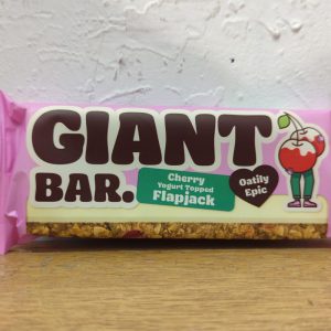 Giant Bar Cherry Yoghurt Coated Flapjack – 100g