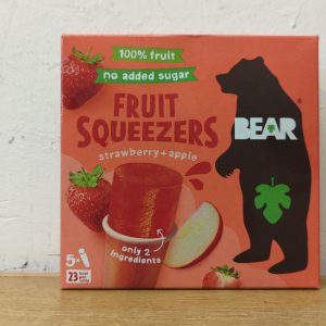 Bear Fruit Squeezers – Strawberry & Apple (box of 5)
