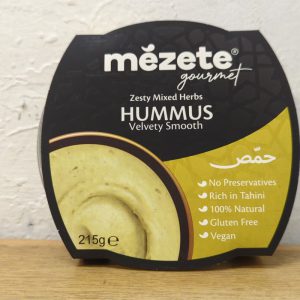 Mezete Mixed Herbs Smooth Hummus (GF, Vegan) – 215g