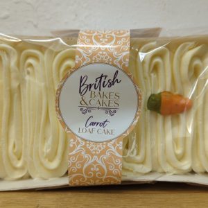 British Bakes & Cakes Iced Carrot Loaf Cake