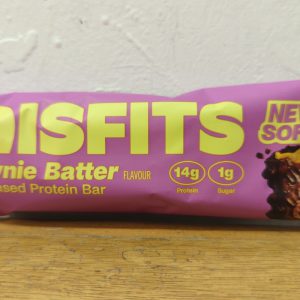 Misfits Brownie Batter Flavour Vegan Protein Bar